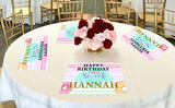 Two Sweet Birthday Table Mats for Decoration