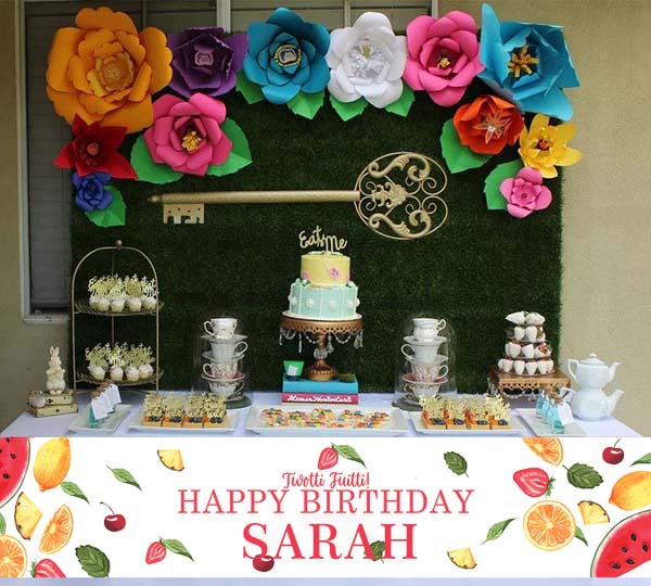 Twotti Fruity Birthday Party Long Banner for Decoration