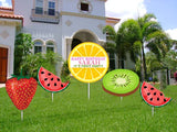 Twotti Fruity Theme Birthday Party Cutouts