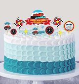 Racing Car Theme Birthday Party Cake Topper /Cake Decoration Kit