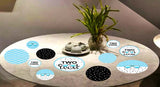 Two Cool Party Theme Birthday Party Table Confetti