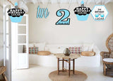 Two Cool Birthday Party Theme Hanging Set for Decoration