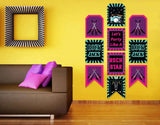 Rockstar Theme Birthday Paper Door Banner or for Wall Decoration.