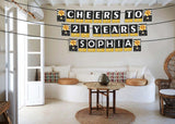 21st Birthday Party Banner for Decoration