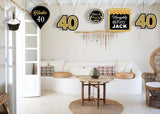 40th Birthday Party Theme Hanging Set for Decoration