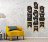 16th Theme Birthday Paper Door Banner or for Wall Decoration.