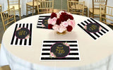 16th Milestone Theme Birthday Table Mats for Decoration