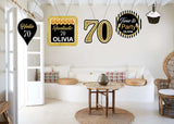 70th Birthday Party Theme Hanging Set for Decoration