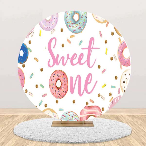 Two Sweet Theme Birthday Party Backdrop for Decoration-Personalized
