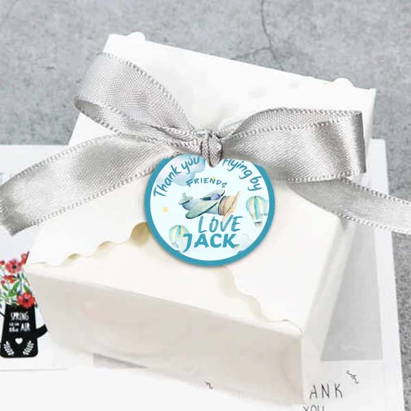 Air Plane Theme Birthday Party Thank You Tags/Return Gift tags