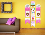 Two Sweet Theme Birthday Paper Door Banner or for Wall Decoration.