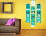 Winter Wonderland Theme Birthday Paper Door Banner/ Wall Decoration.