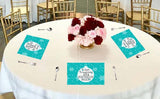 Winter Wonderland Theme Birthday Table Mats for Decoration