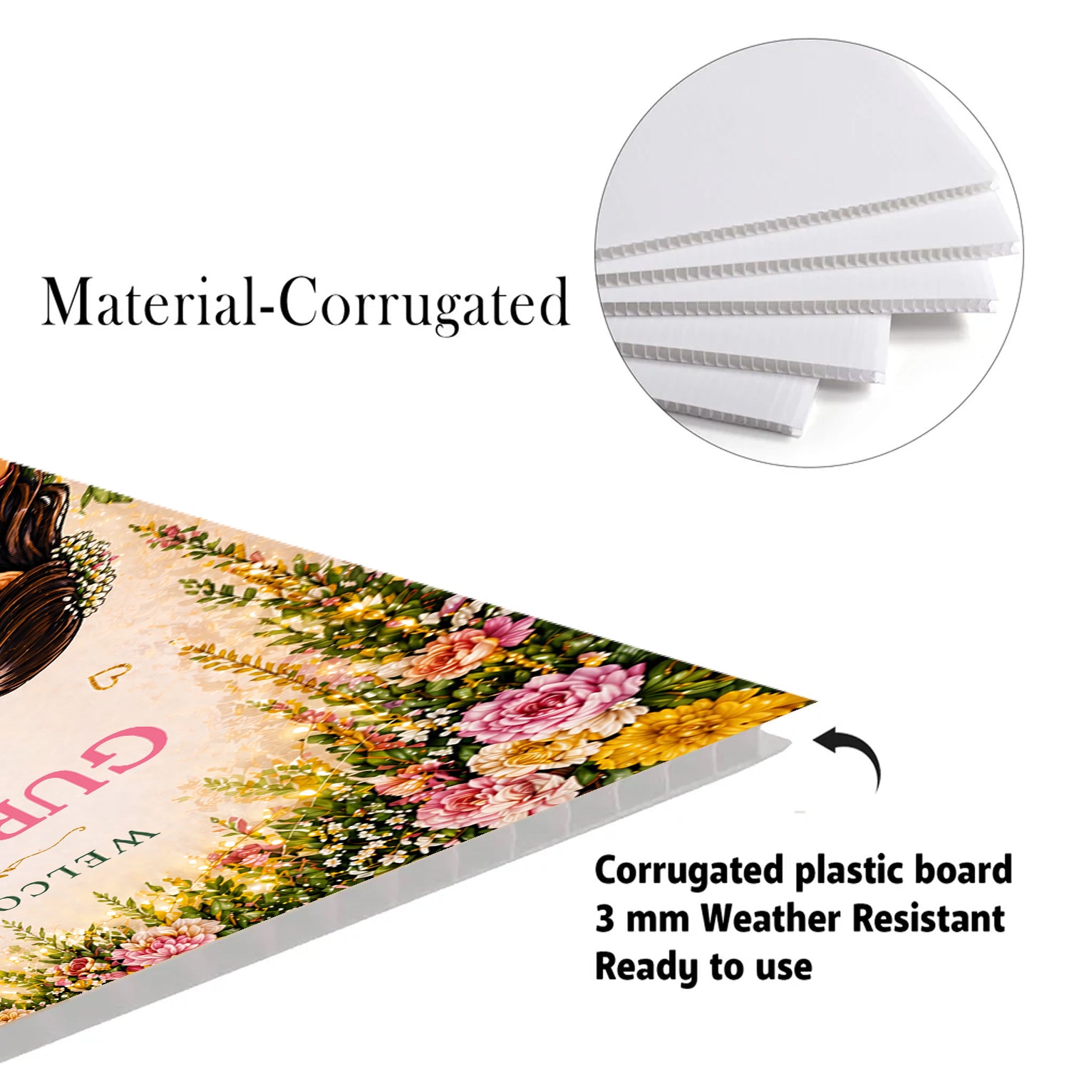 Haldi / Maiyan  Ceremony Welcome Board for Decoration