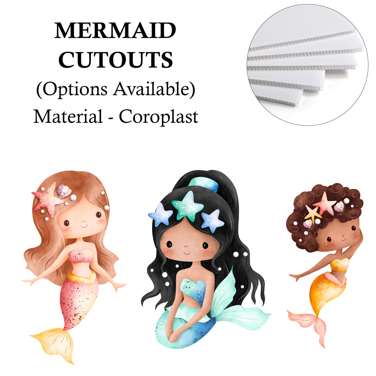 Mermaid Theme Props / Cutouts