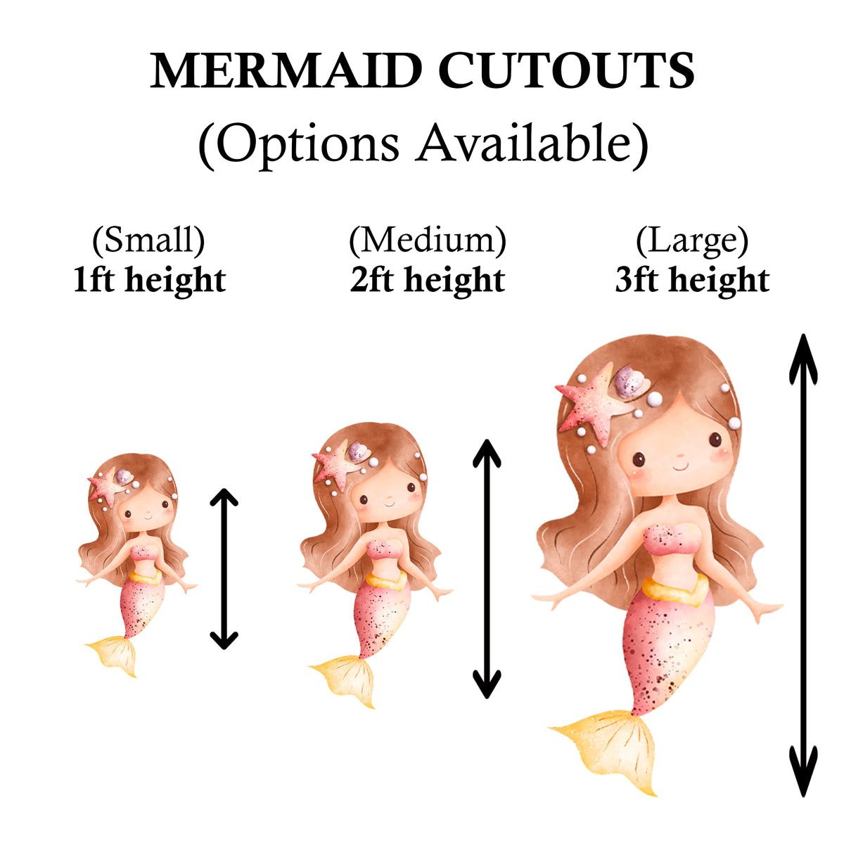 Mermaid Theme Props / Cutouts