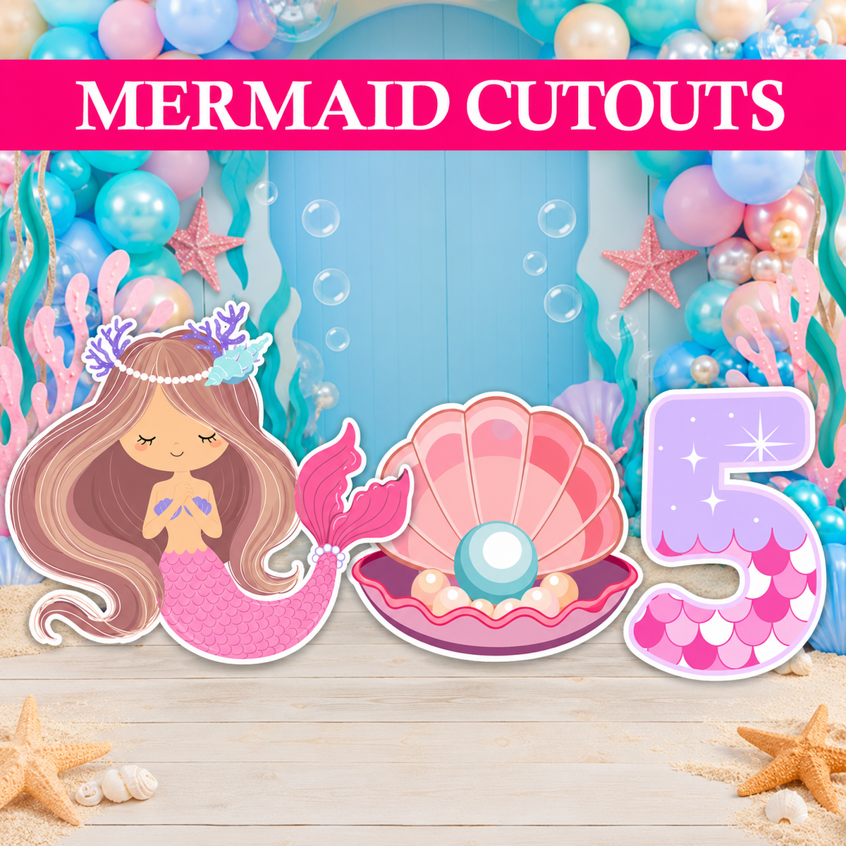 Mermaid Theme Props / Cutouts (Copy)