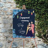 Engagement Ceremony Welcome Board for Decoration