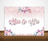 Bride to be Party Bachelorette Party Personalized Backdrop.