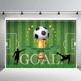 Sports Theme Birthday Party Personalized Backdrop.