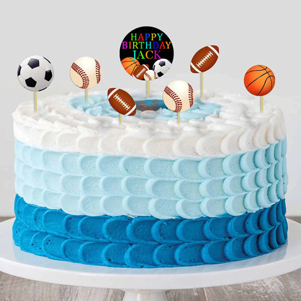 Sports Theme Birthday Party Cake Topper /Cake Decoration Kit