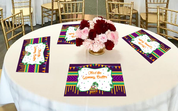 Little Krishna Theme Birthday Table Mats for Decoration