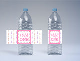 Wild One Theme Water Bottle Labels