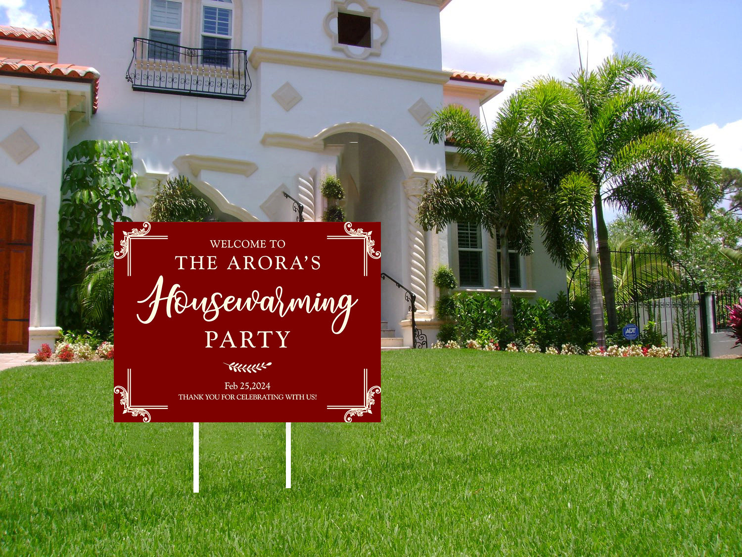 Housewarming Welcome Sign Board for Decoration