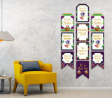 Little Krishna Theme Birthday Paper Door Banner or for Wall Decoration.