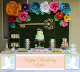 Unicorn Birthday Party Long Banner for Decoration