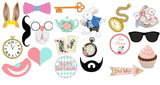 Tea Party Theme Birthday Party Photo Booth Props Kit