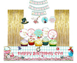 Tea Party Birthday Party Decoration Kit - Personalized