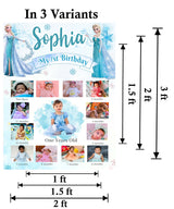 Theme Based Customized Milestone Photo Board for Kids Birthday Party