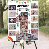 Theme Based Customized Milestone Photo Board for Kids Birthday Party