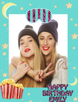 Pyjama Theme Birthday Party Selfie Photo Booth Frame