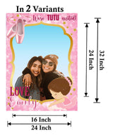 Ballerina Birthday Party Selfie Photo Booth Frame