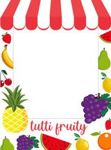 Twotti Fruity Theme Birthday Party Selfie Frame/Photo Booth Frame