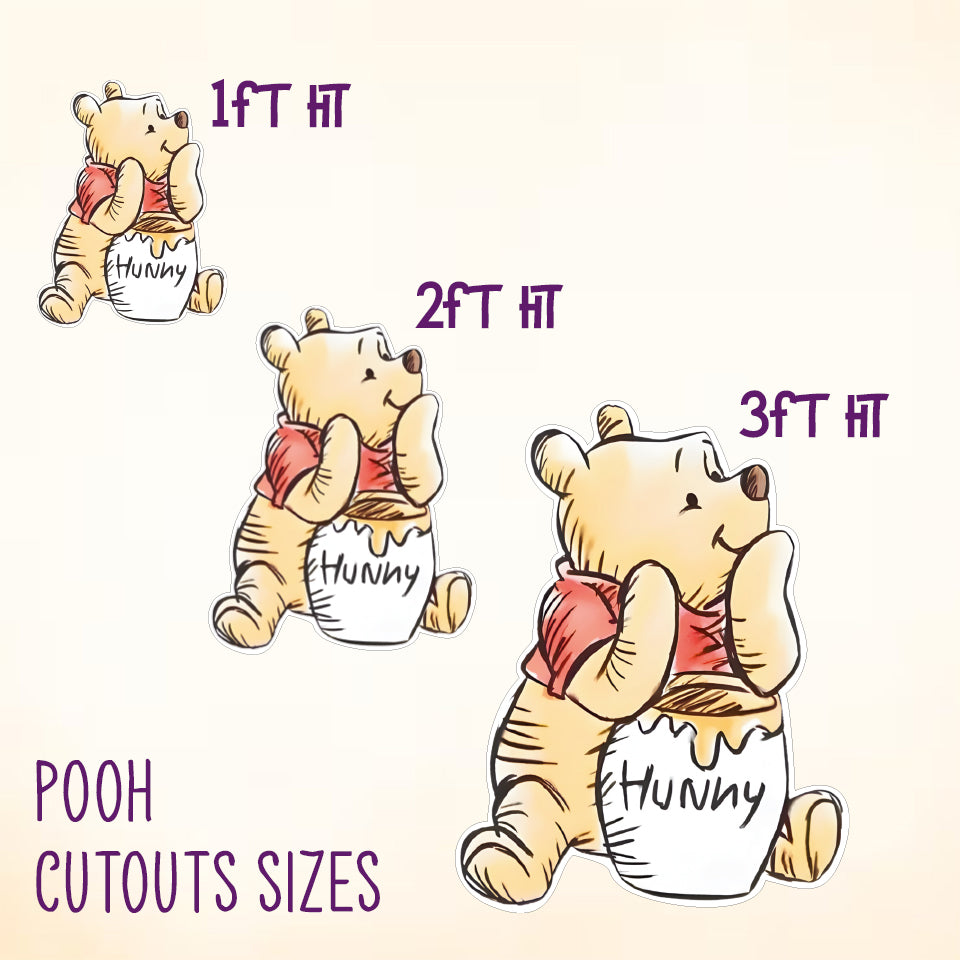 Pooh Party Cutouts / Props