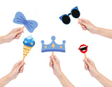 Twin Boys Party Birthday Party Photo Booth Props Kit