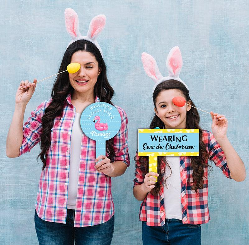 Pool Party Theme Birthday  Selfie Photo Booth Frame & Props