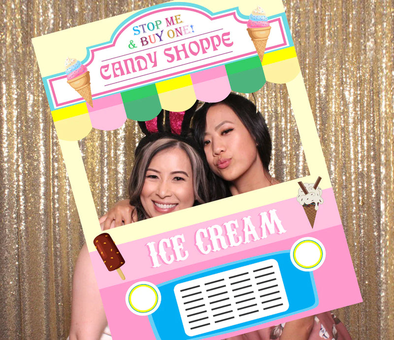 Candyland  Birthday Party Selfie Photo Booth Frame