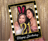 21st Theme Birthday Party Selfie Photo Booth Frame