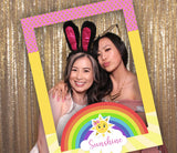 Sunshine Theme Birthday Party Selfie Photo Booth Frame