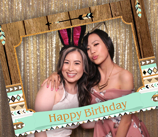 Wild One Birthday Party Selfie Photo Booth Frame & Props