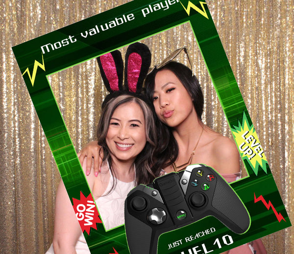 Gaming Theme Birthday Party Selfie Photo Booth  & Props