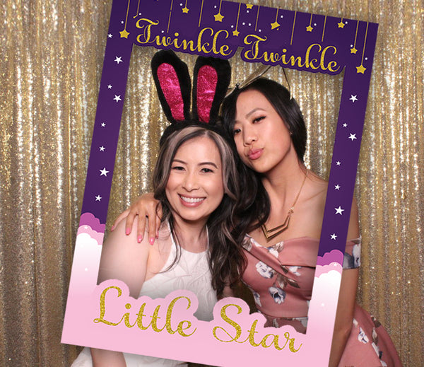 Twinkle Twinkle Little Star Birthday Party Selfie Photo Booth Frame & Props