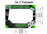 Gaming Theme Birthday Party Selfie Photo Booth Frame