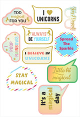 Unicorn Birthday Party Photo Props Kit