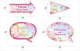 Butterflies and Fairies Theme Birthday Party Photo Props