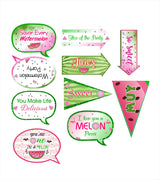 One In A Melon  Birthday Party Photo Props Kit